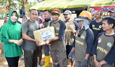HUT ke-81 TNI, Kodim Ponorogo Gelar Pengobatan Gratis dan Bagi Sembako