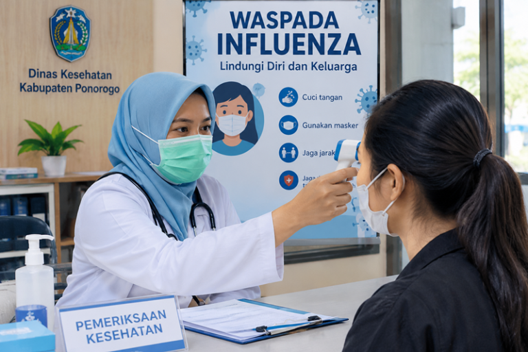 Dinkes Ponorogo Waspadai Influenza, Pemantauan Kasus Diperketat Lewat SKDR